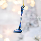 Customized Vacuum Cleaner Christmas Ornament, Cleaning Tools Ornament for Christmas Tree, Gift for Housewife Housekeeper, Holiday Xmas Tree Hanging Decor for Mom Woman Wife (Acrylic, Style 6)